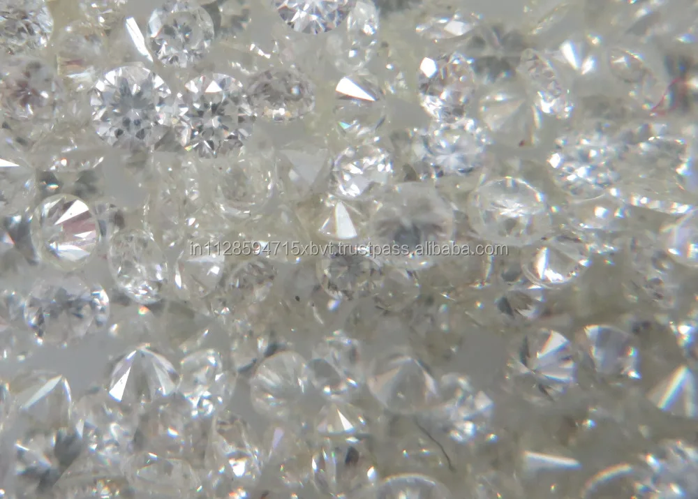 1.3-1.7mm 1ct Lot VS-SI ClarityH-I Color Natural Loose Brilliant Cut Diamond Non-treated