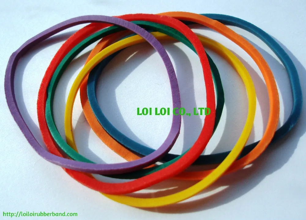 Rubber band - Rubber tube for cutting machine / Small colored rubber band DIY