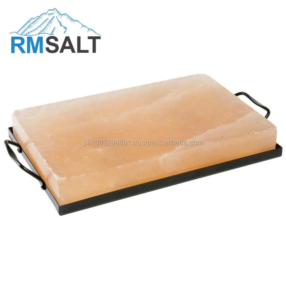 
Himalayan Salt Cooking Plates with Holder [ 8 x 8 x 2] 