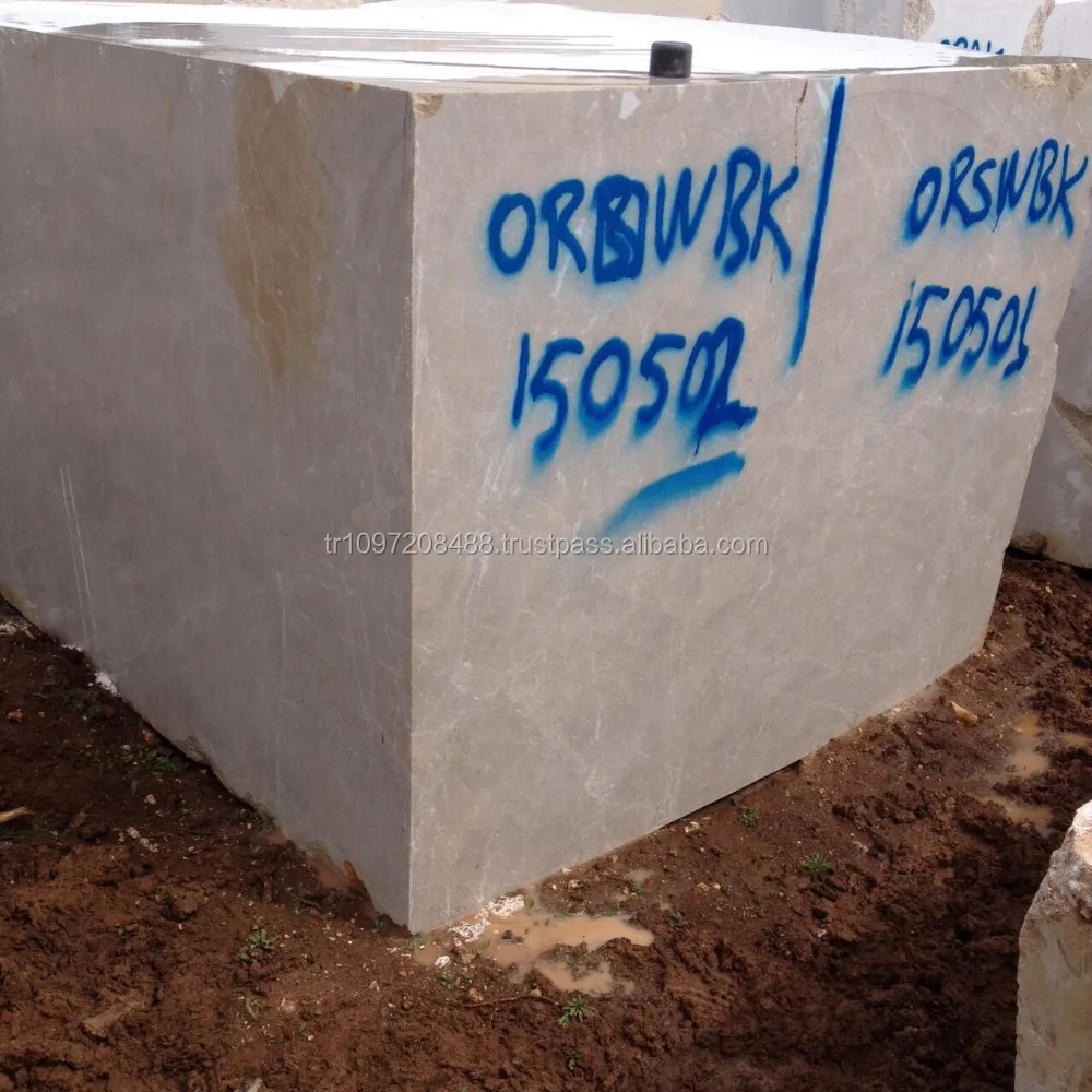 Turkish Beige Marble Block Quarry in Turkey