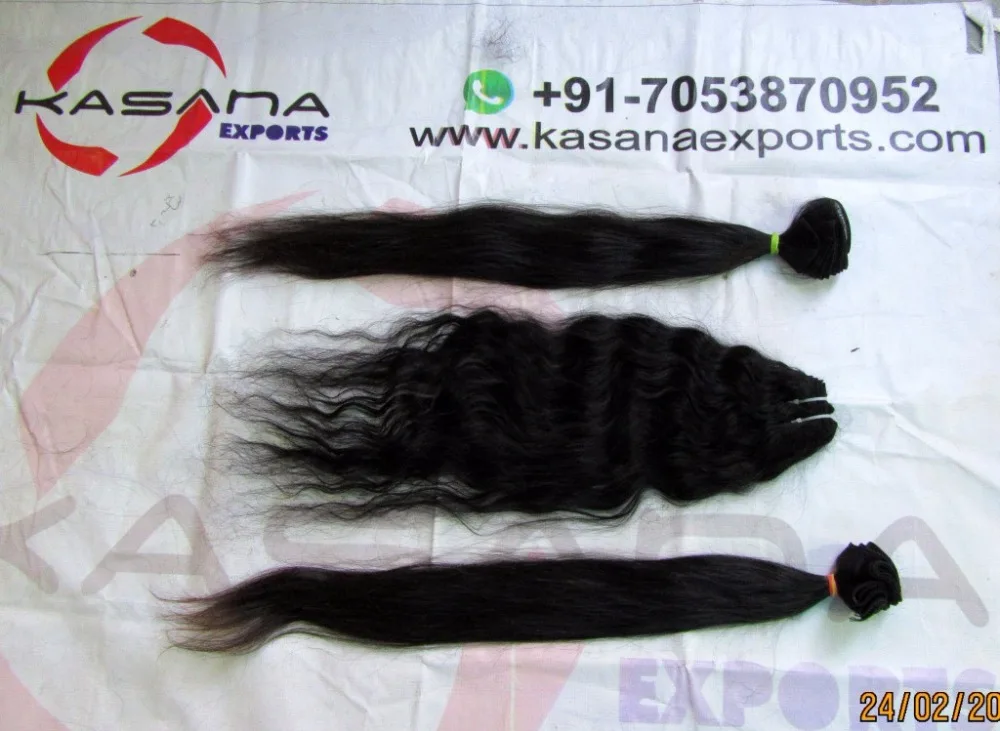 
100% Pure Raw Indian Hair Directly from india virgin temple Remy hair from india Chennai 