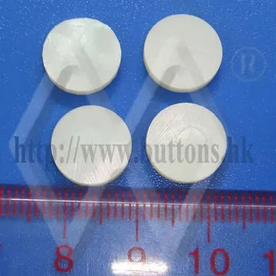 Nacre Grinded White mop shell buttons blanks grinded white mother of pearl