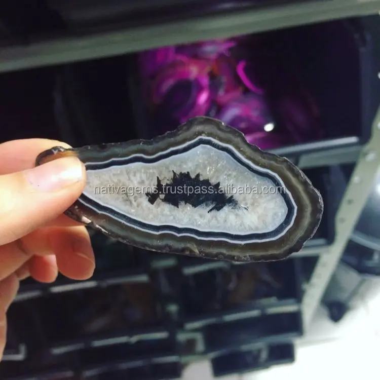 Natural AGATE Slices High Quality Handmade Mineral Gemstones in Pink Green Brown for Decorative Applications