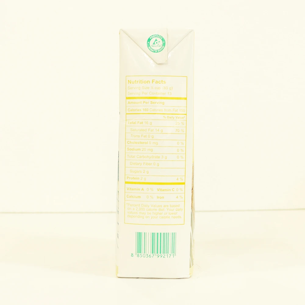 
CHAOKOH UHT Coconut Cream Classic Gold Packed in Aseptic Box (1000 ml) 