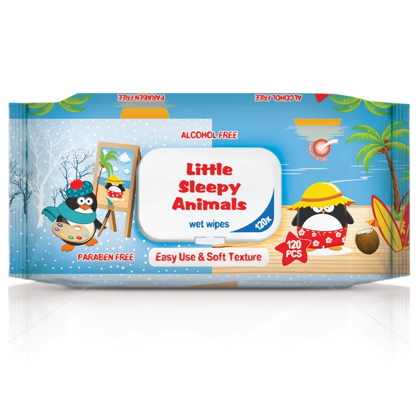 Little Sleepy Animals Wet Wipes