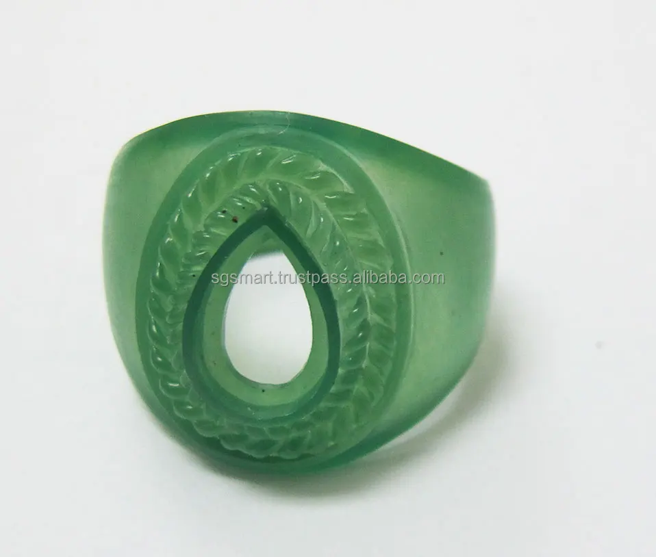 Silver Turkish Jewelry Ring with Stone Wax Design Wholesale Factory in Thailand
