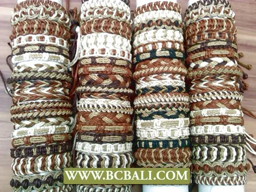 Браслет из натуральной конопляной кожи ручной работы, бесплатная доставка, 200 шт.