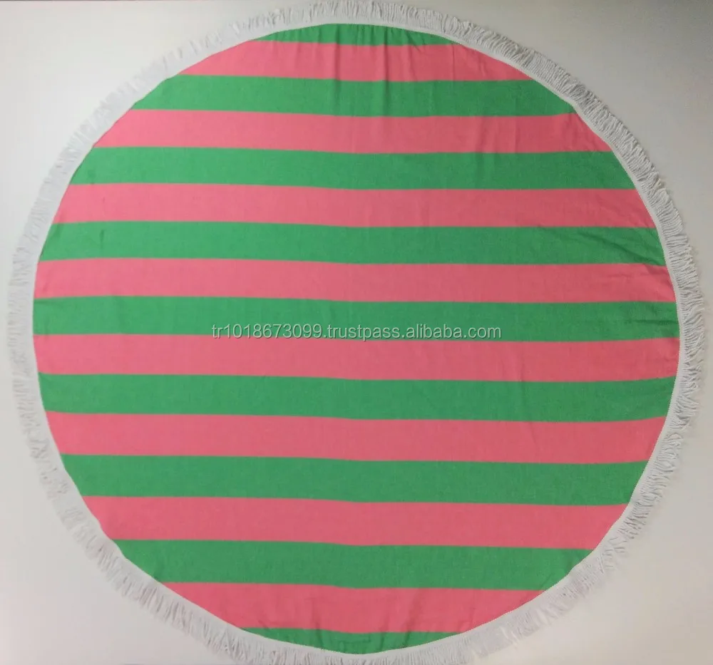 Round Hamam towel, Hammam Roundie, Round Pestemal towel