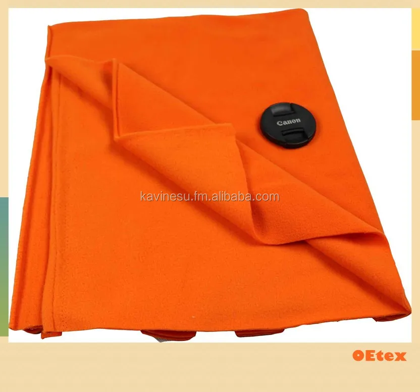 100% polyester knitted polar fleece two sides brushed one side antipilling