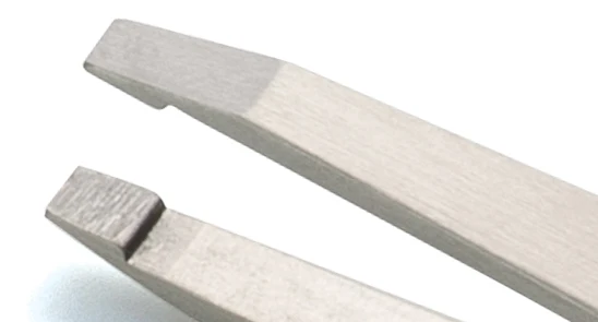 NGHIA T-04 Stainless Steel Grey Finished Best Export Eyebrow Tweezer