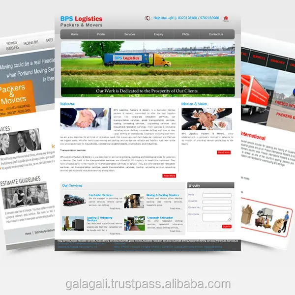 Дизайн веб-сайта онлайн-портала и служба разработки веб-сайта для строительства/недвижимости