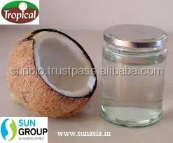 100% Экстра девственное кокосовое масло, полученное из органического свежего кокоса методом холодного прессования, доступно оптом