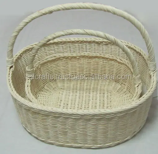 Big flower weaving basket, storage for flowers, fruits, vegetables 100% handmade - Handicraft products