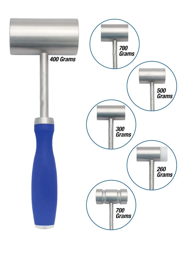 Orthopedic Mallets hammers with Easy Grip Handles
