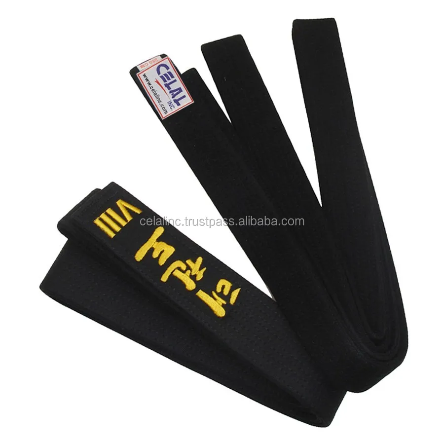 Ремни для тхэквондо ремни боевых искусств каратэ высококачественные на заказ оборудование цветные