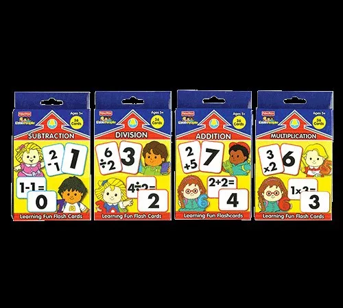 
 Карты памяти математической серии FISHER-PRICE (36 шт./упаковка)  
