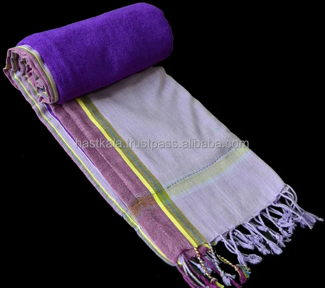 Cotton Yarn Dyed Woven Beach Yarn Dyed Kikoy Fouta Beach Bath Towel Wholesale Beach Fouta Towel 100% Cotton Microfiber