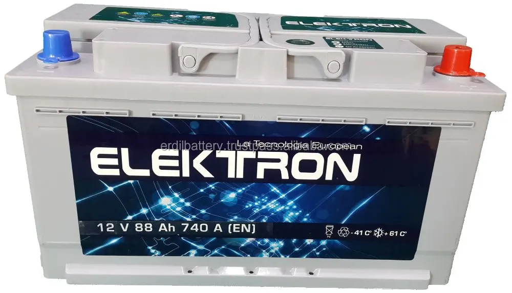 
88 Ah LB5 size Maintenance Free MF Battery from Turkish car battery manufacturer 