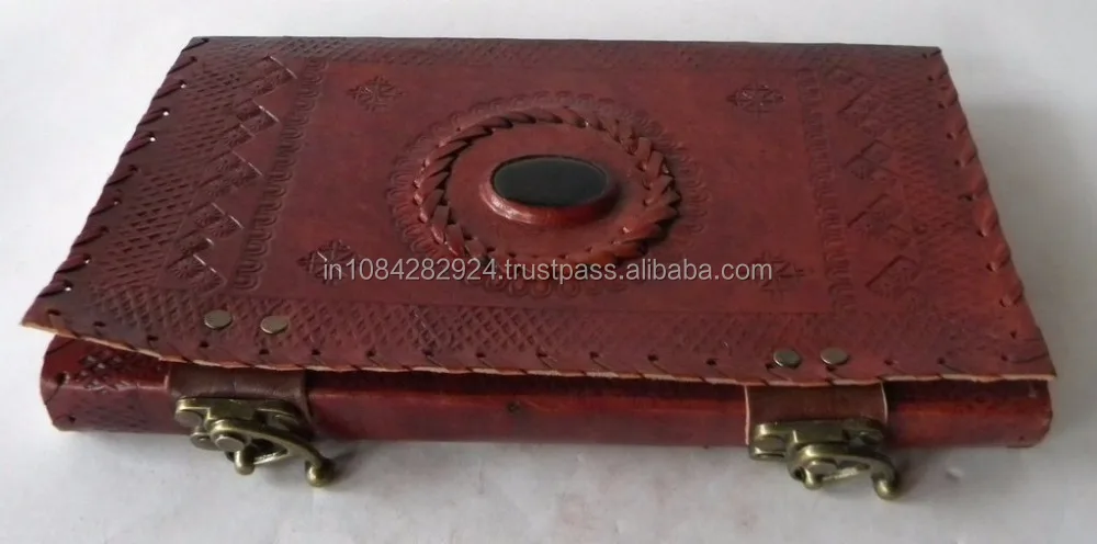 Premium Leather Vintage Habit Journal Note Book Dairy Notebook Handmade Journal Stone Diary Stone Sketchbook Travel Dairy