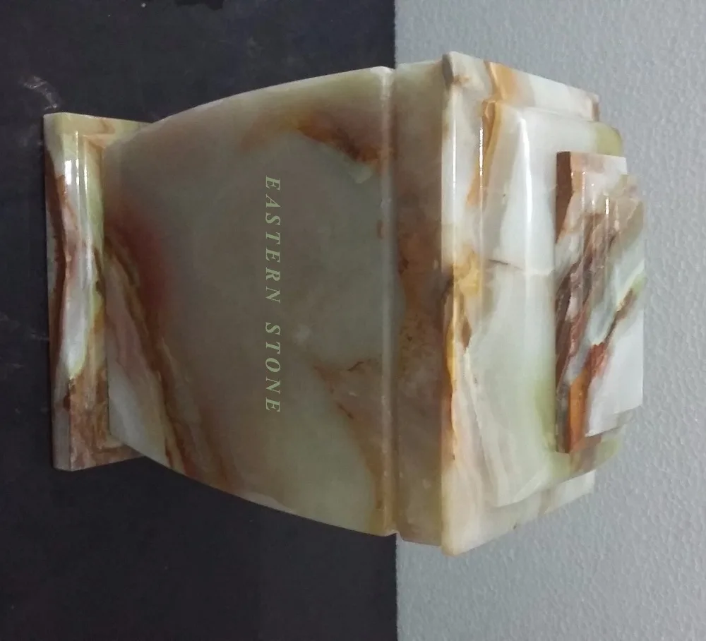 
NATURAL ONYX, MARBLE, FOSSIL STONE MEMORIAL VASES, MARKER, NAMEPLATE, FUNERAL PRODUCTS 