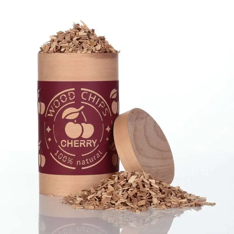 
Cherry Wood Chips for smoking BBQ 1 litre Tube 