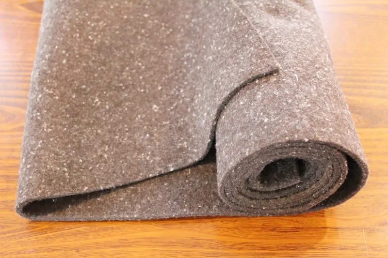 
Recycled cotton yarn/100% polyester felt needle punched nonwoven fabric for auto upholstery 