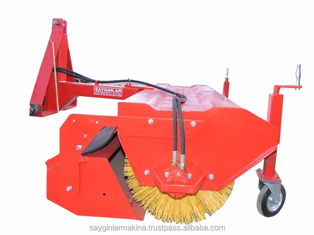 Road Sweeper Machines with Bucket and Side Brush