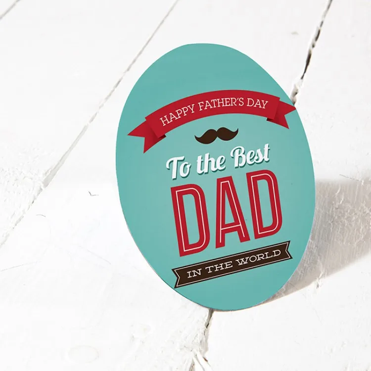 6.5x9cm Sublimation Blank Oval Shaped Hardboard Fridge Magnet