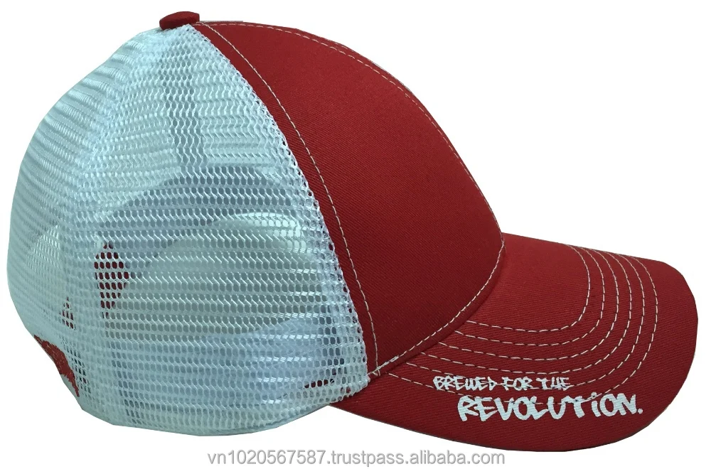 Screenprint Cotton & Mesh Cap