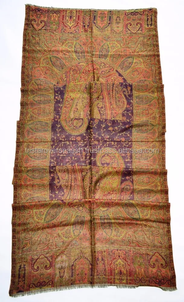 Original Kashmiri design cashmere shawl fashion accessories scarves pure pashmina shawls in India