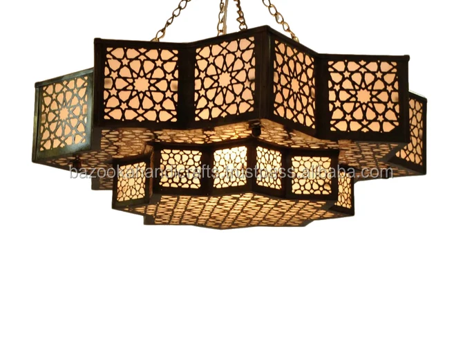 Moroccan Lamp, Hanging Lamp, Metal Decorative Lamp