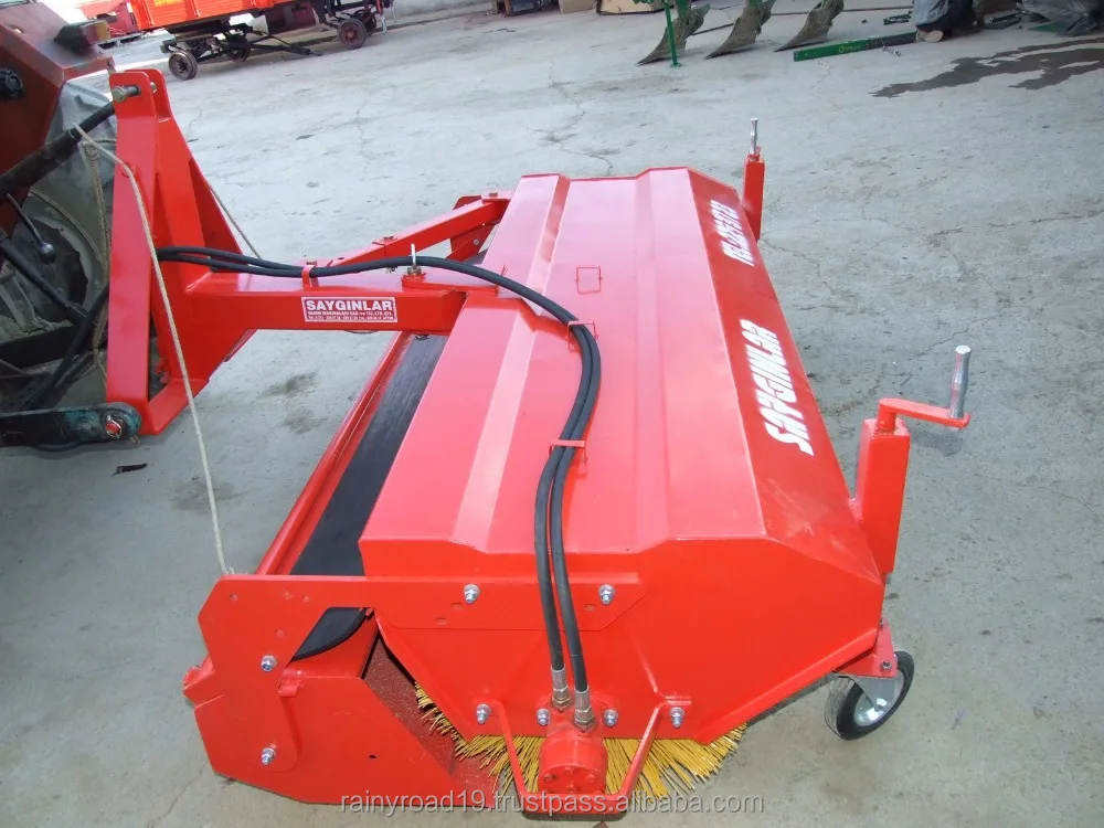 Tractor Mounted Road Sweeper with Bucket