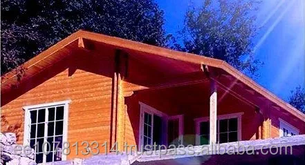 Foot Print Log Cabin Low Carbon Villa Sentry Box Guard House Hotel Shop Office Workshop Plant