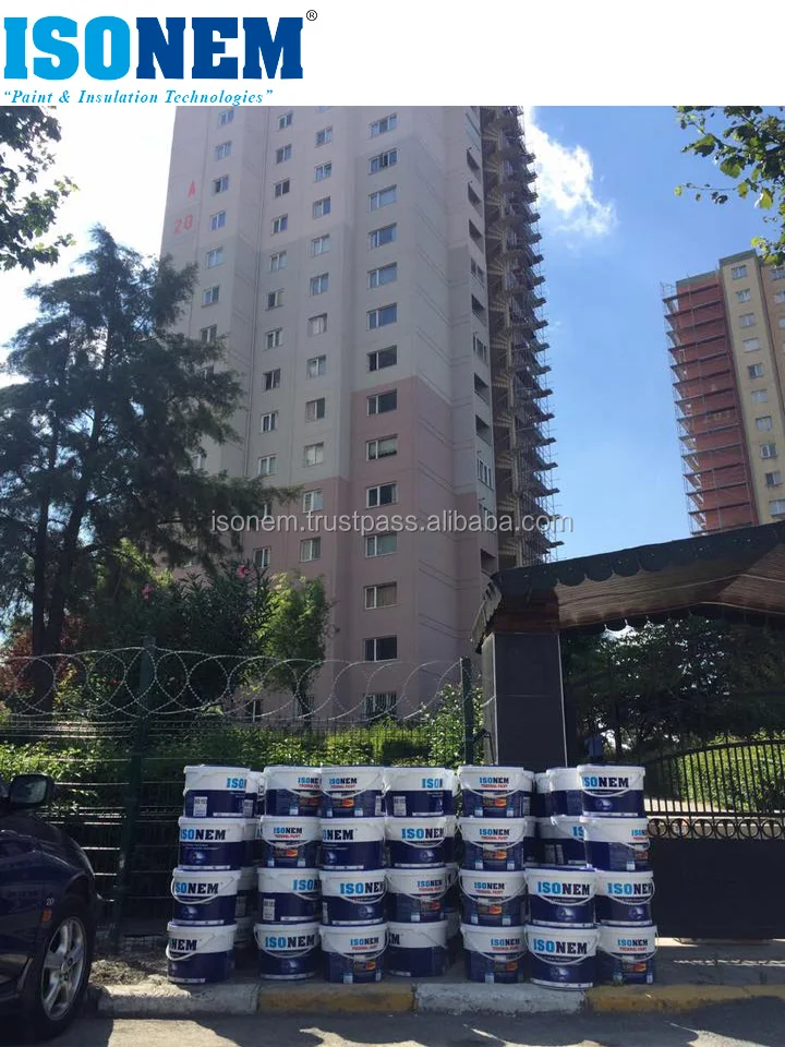 EXTERIOR INTERIOR FACADE HOUSE WALL PAINT, FLEXIBLE, SILICONE BASED WATERPROOFING, DECORATIVE, LONG LASTING