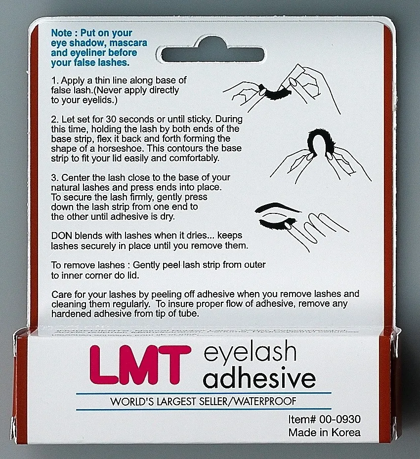 High quality professional eyelash adhesive Clear Eyelash Glue for False Lashes Long Lasting 24H Lash Glue Waterproof