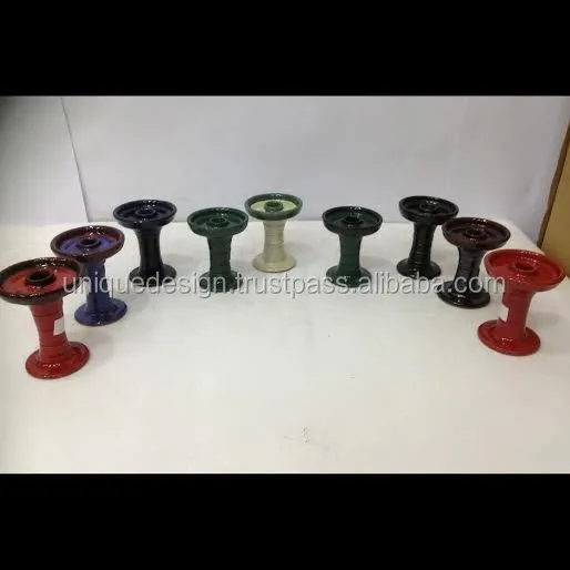 Farida Hookah Quality Bowls Hold Tobacco up to 40gms Mini / Midio / Large Natural / Black / Brown / Color 6.5: 10cm 8:11cm