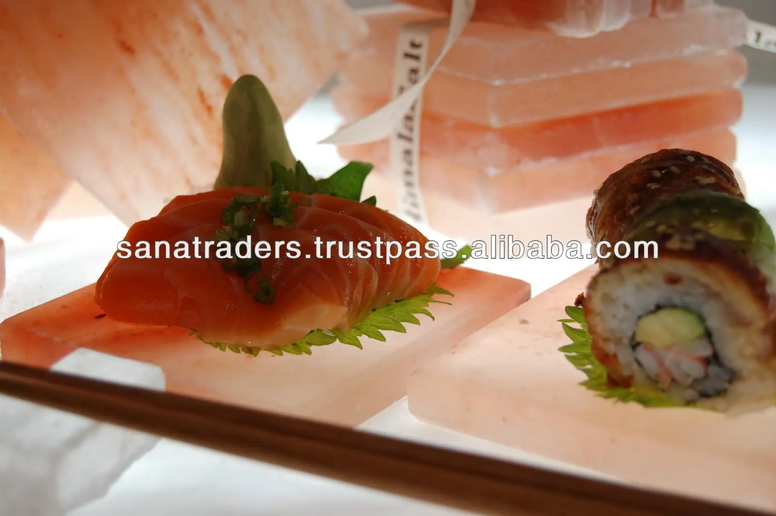 Square Shaped Cooking Salt Plate / Food Grade Salt Plate for Cooking / Pink Edible Salt Plate