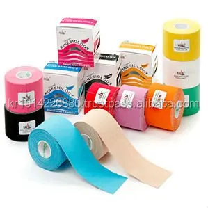 Kinesiology Tax Tape NASARA Original ( OEM Order) Elastic waterproof sports tape for physical therapy