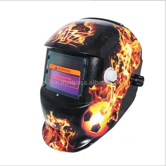 Skull Flame Decal Pro Solar Auto Darkening Welding Helmet
