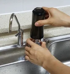 Compact Counter-Top Water Purifier with PureMax Filter HIgh TechNology, High Quality of Material, Made In Korea