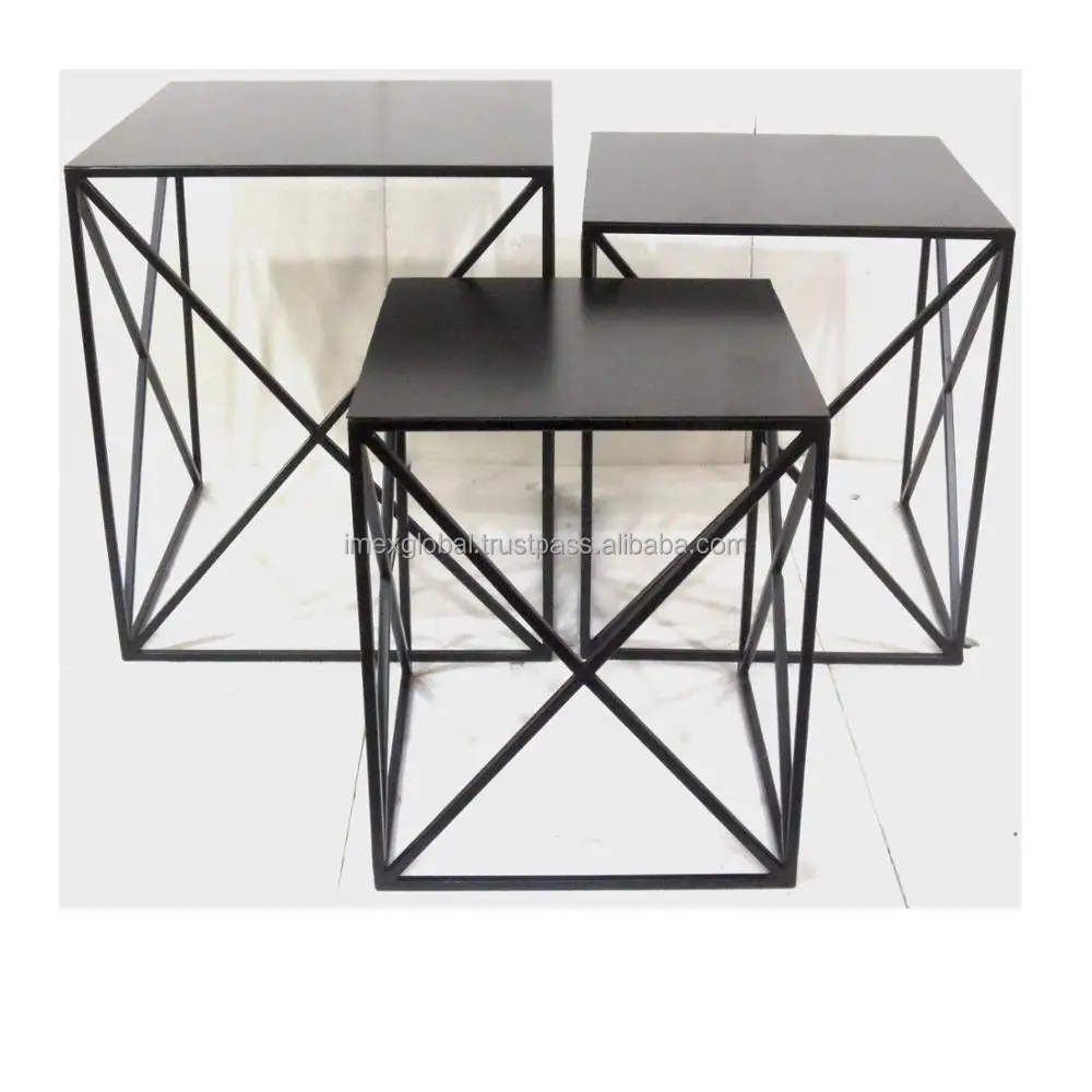 Набор журнальных столиков End & Side из 3 высококачественных изделий по низкой