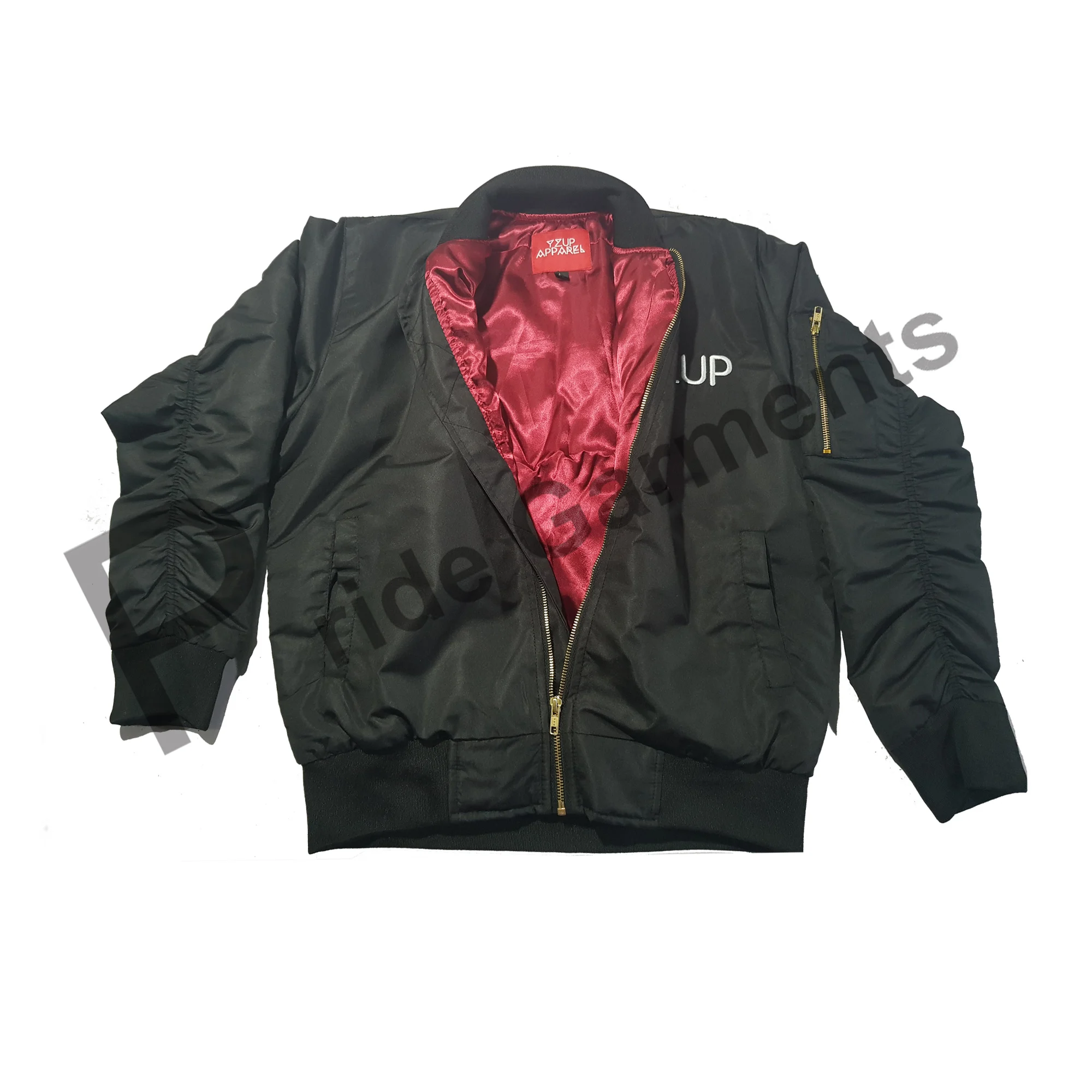 
Wholesale Thicken MA1 Mens Bomber Jacket NASA Pilot Brand Clothing Windproof 