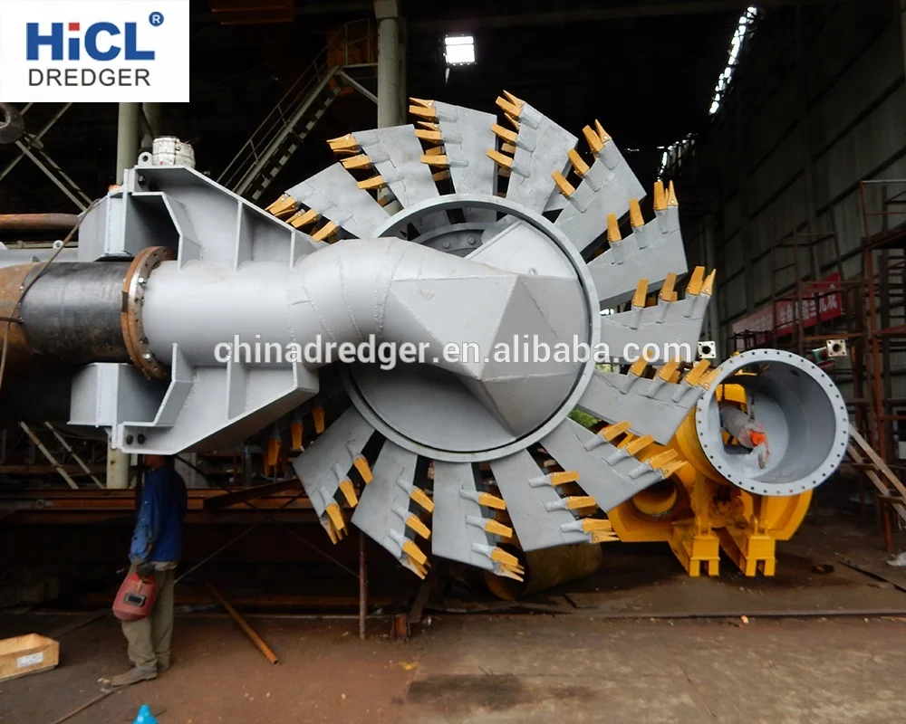 China HICL HWB800 8000m3/h 32inch widely used hydraulic wheel bucket sand/mud suction dredger(CCS certificate)