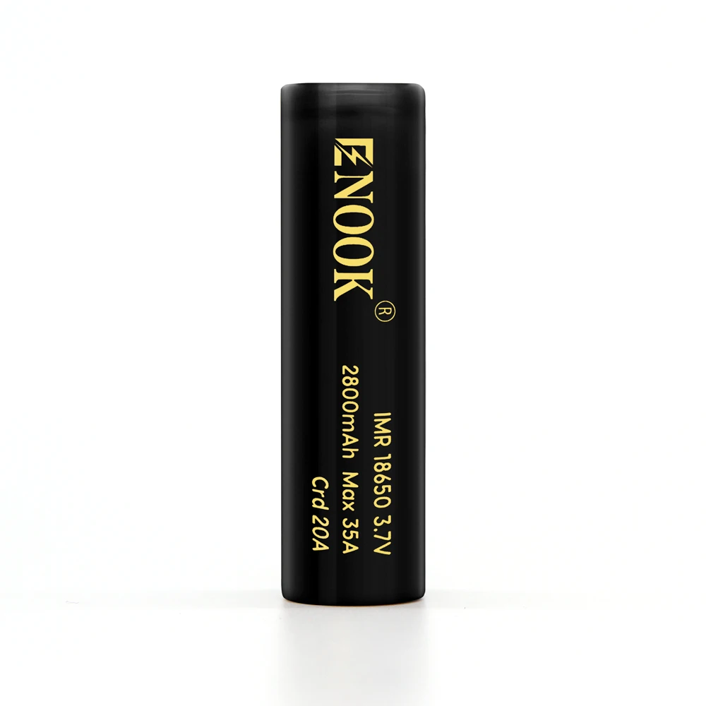 New Arrival Rechargeable Battery Enook 2800mAh 35A li-ion Battery With Button Top 18650 3.7v Battery With Competitive Price