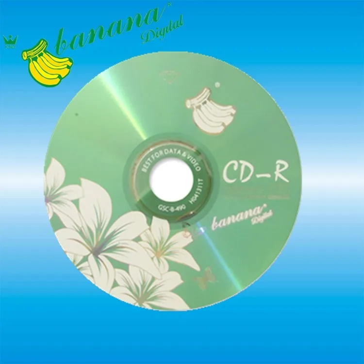 Banana blank CD  700 MB 52X blank discs  best quality CDR