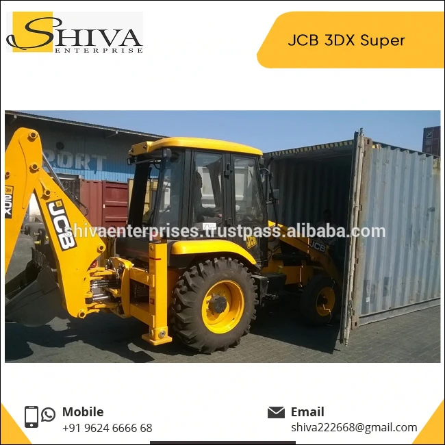 Hot Sale of Assured Quality 3DX Super JCB Tractor at Factory Direct Price Available in Bulk Quantity
