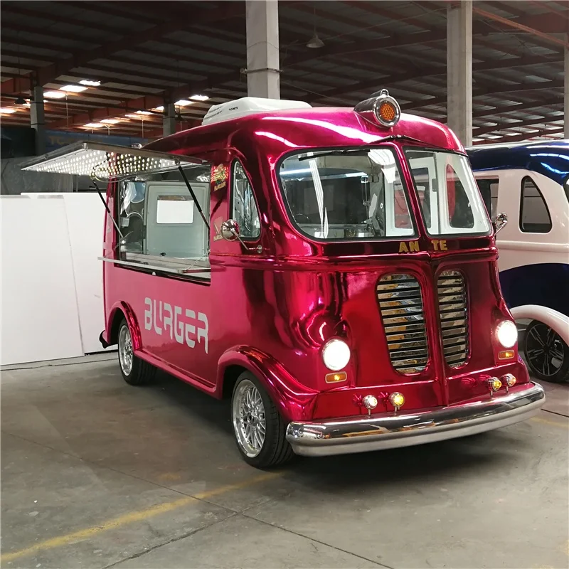
mini vintage mobile kitchen coffee cart food truck 