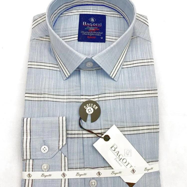 Высококачественный производитель классических рубашек для мужчин ткань дешевые мужские