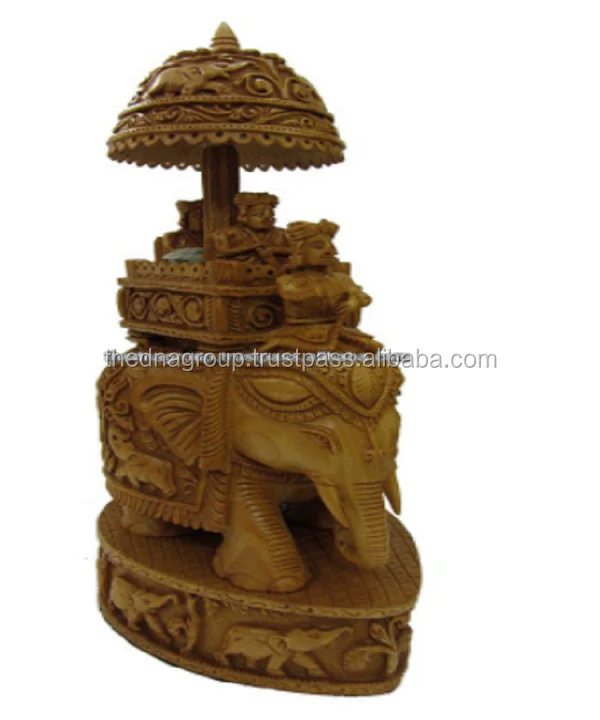 Animal Shaped Wood Carving Art Crafts