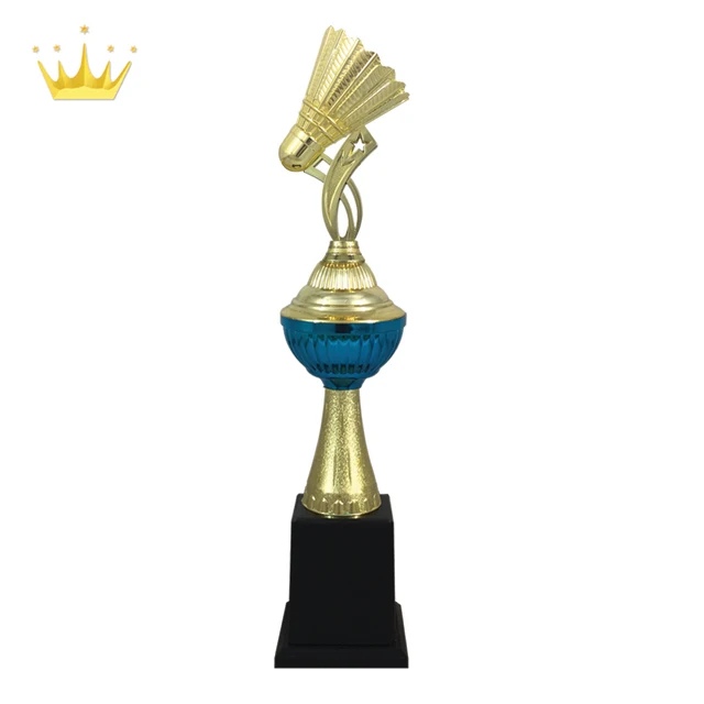 CHEAP PLASTIC SHUTTERCOCK TROPHY FOR BADMINTON COMPETITION